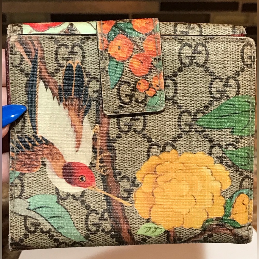 GUCCI GG Supreme Tian Bird Bifold Wallet 😍🔥 - Picture 11 of 17